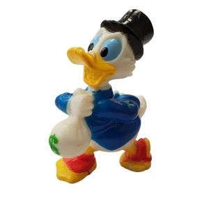 Vintage 1991 Kellogg Uncle Scrooge Money Bag Disney Duck Tales Figure Toy  2"